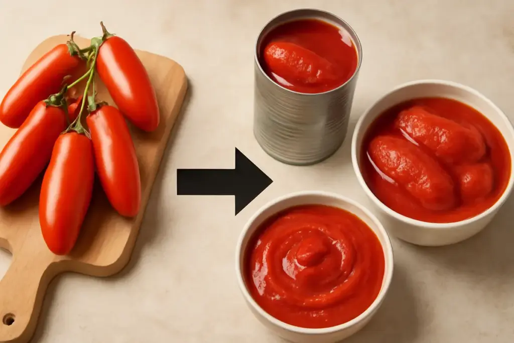 Pomodori San Marzano contro pelati in scatola: il risultato sorprendente che cambia la salsa