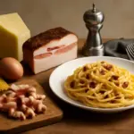 Ricetta della carbonara tradizionale: il taglio di guanciale che cambia il sapore