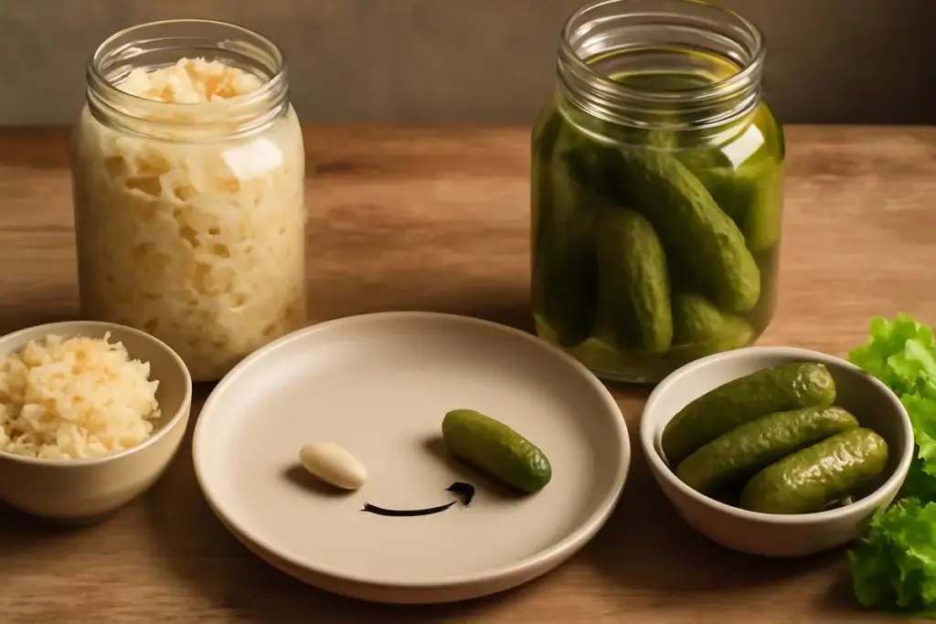 Che differenza c’è tra fermentati e sottaceti? La risposta che può migliorare la tua digestione