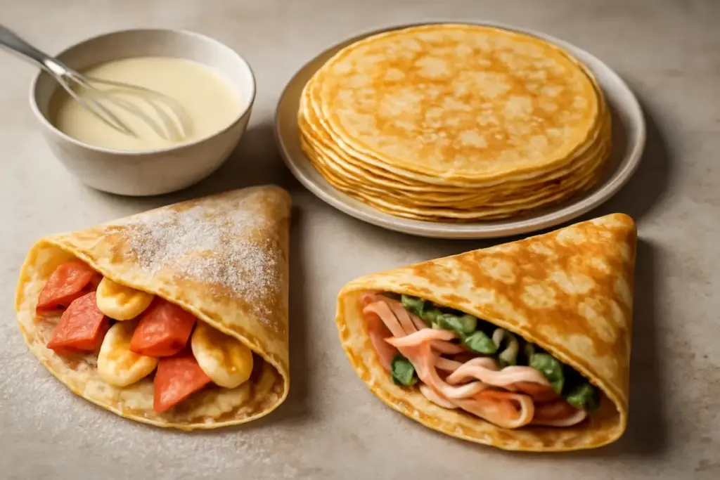 Crepes dolci e salate: la pastella universale che non si rompe mai