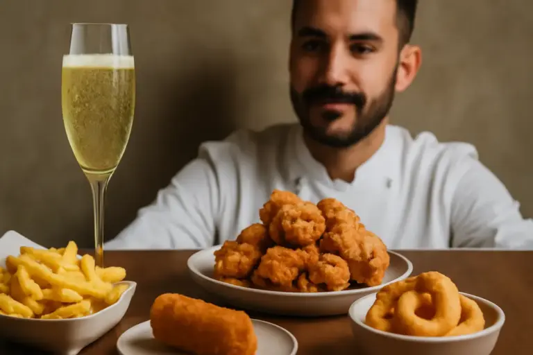 Come abbinare le bollicine ai cibi fritti: il motivo per cui la combinazione convince chef stellati