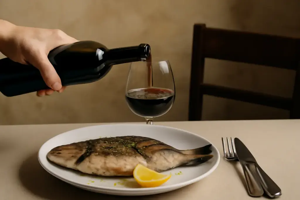 Si può servire il vino rosso con il pesce? Casi in cui il pregiudizio va superato senza rischiare
