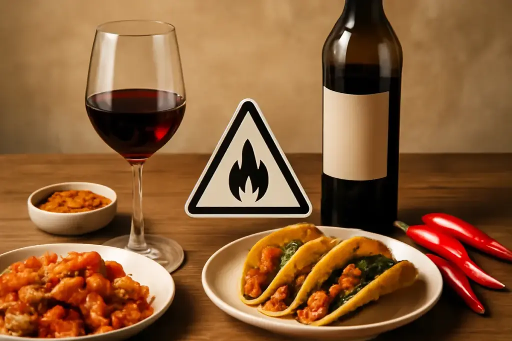 Vino e piatti piccanti: come evitare che l’abbinamento annulli i sapori