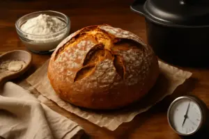 Ricetta per pane senza impasto: risparmia tempo e ottieni una crosta irresistibile